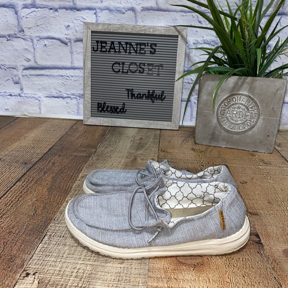 💜 Hey dude Wally shoes gray
